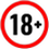 18 plus logo